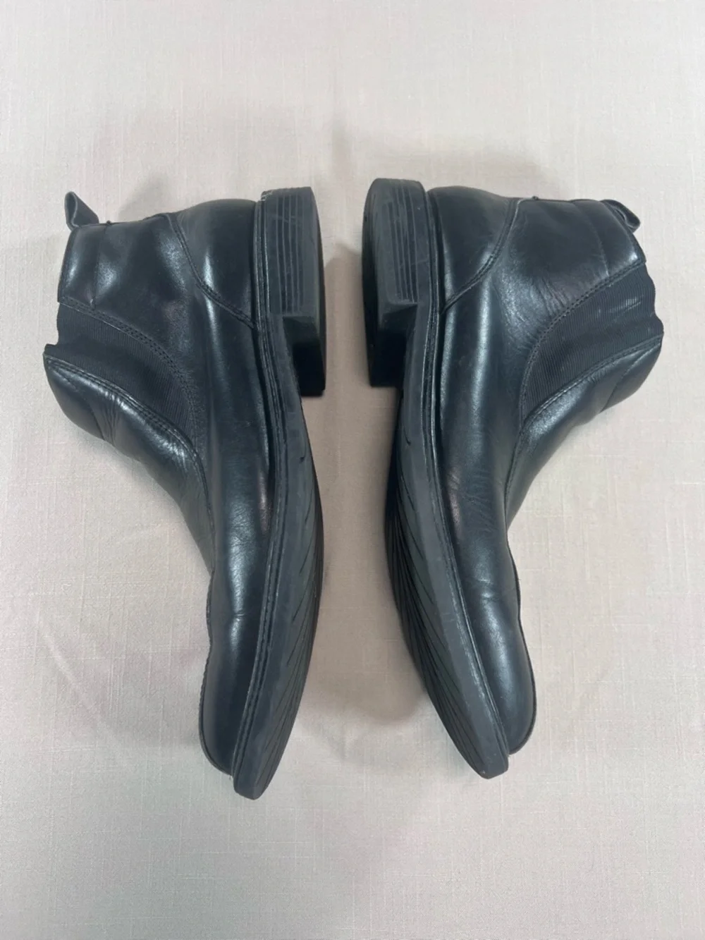 Nunn Bush Men’s Black Leather Chelsea Boots – Size 10.5